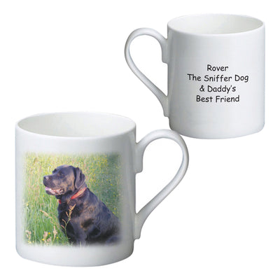 Personalised Photo Bone China Balmoral Mug