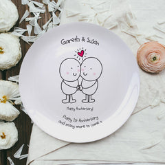 Chilli & Bubbles Anniversary Plate