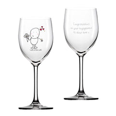 Chilli & Bubbles Engagement Wine Glass