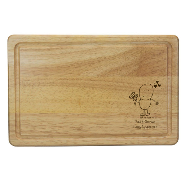 Chilli & Bubbles Engagement Rectangle CheeseBoard