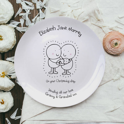 Chilli & Bubbles Christening Plate