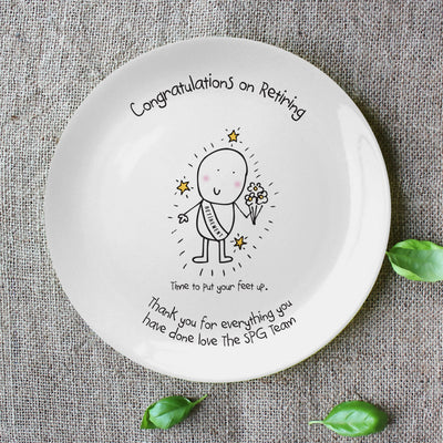 Chilli & Bubbles Retirement Plate