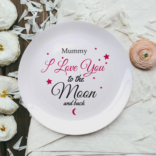 To The Moon & Back Plate