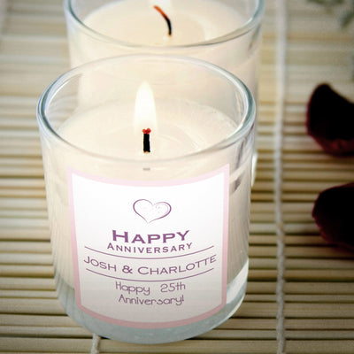 Happy Anniversary Vanilla Scented Candle