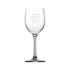 Personalised Wine Glass