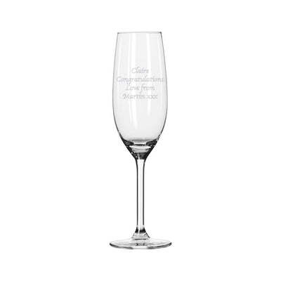 Personalised Champagne Flute