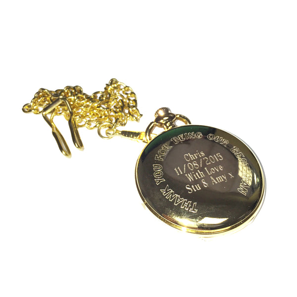 Wedding Party Gilt Fob Watch