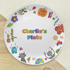 Cartoon Character Children's Plate