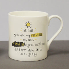 Personalised 'You are my Sunshine' Mug