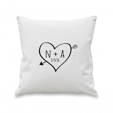 Sketch Heart Cushion