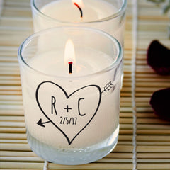 Sketch Heart Vanilla Scented Candle