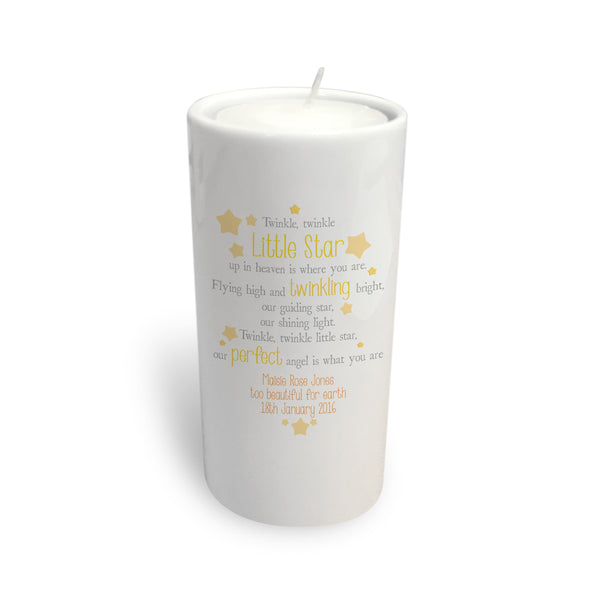 Twinkle Round Tea Light Holder