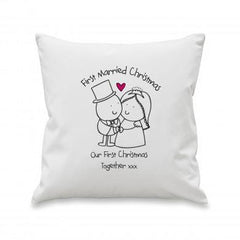 Chilli & Bubbles Married Christmas Cushion