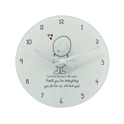 Chilli & Bubbles Mother's Day Round Clock