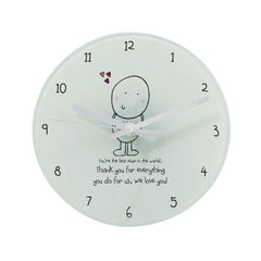 Chilli & Bubbles Mother's Day Round Clock