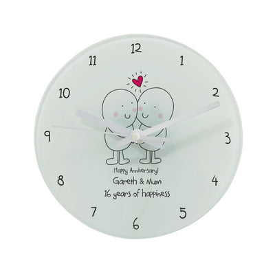 Chilli & Bubbles Anniversary Round Clock