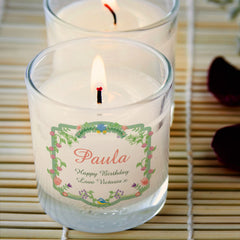 Spring Garden Vanilla Scented Candle