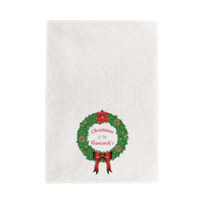 Traditional Wreath Tea Towel