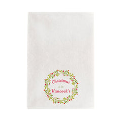 Contemporary Wreath Tea Towel