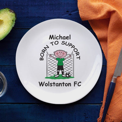 Born to Support 8" Bone China Plate