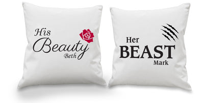 Her Beast & His Beauty Cushion Set