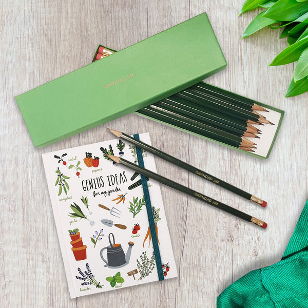 Gardeners Notebook & Pencils