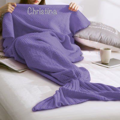 Purple Mermaid Blanket