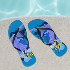 Underwater Adventure Shark Small Flip Flops