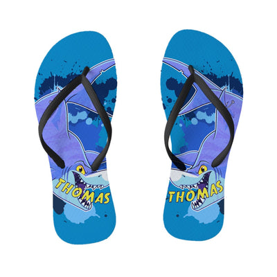 Underwater Adventure Shark Medium Flip Flops