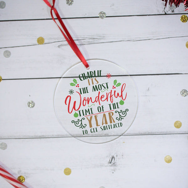 Most Wonderful Time Acrylic Decoration