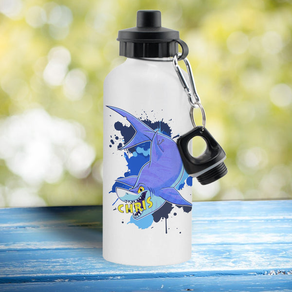 Underwater Adventure Shar k White Drinks Bottle