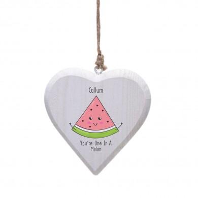 One In A Melon Hanging Heart