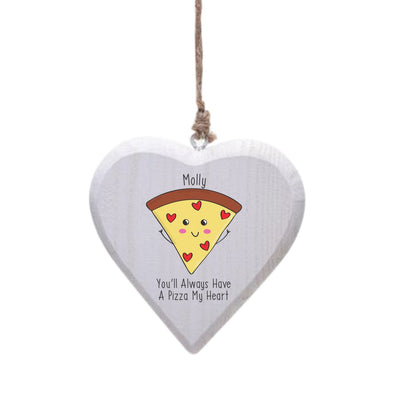 Pizza My Heart Hanging Heart