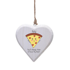 Pizza My Heart Hanging Heart