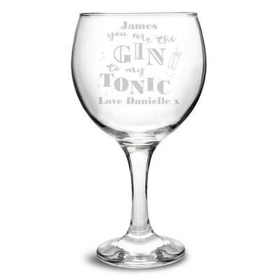 Gin To My Tonic Gin Balloon Glass