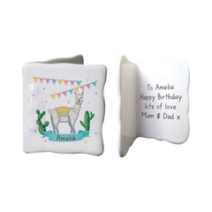 Llama Fiesta Message Card