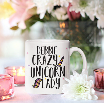 Crazy Unicorn Lady Sublimation Mug