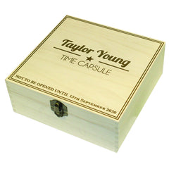 Time Capsule Hinged Memory Box