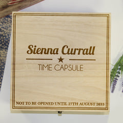 Time Capsule Hinged Memory Box