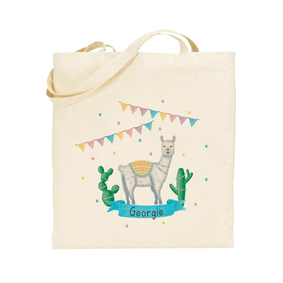 Llama Fiesta Tote Bag