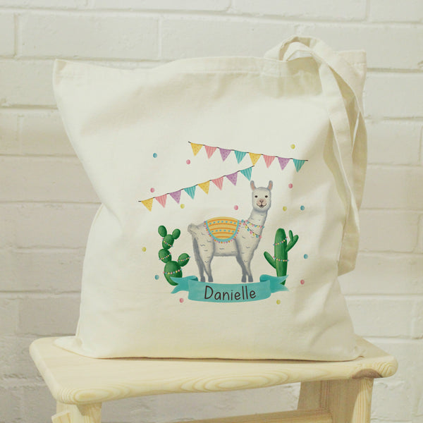 Llama Fiesta Tote Bag