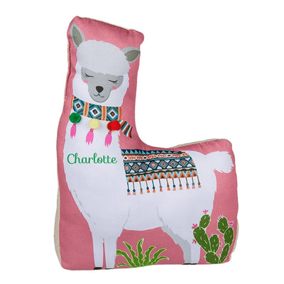 Pink Llama Door Stop