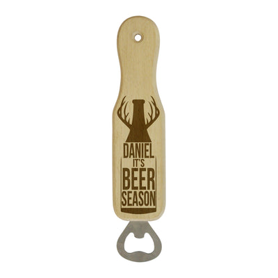 Beer Season Wooden Bottle Opener