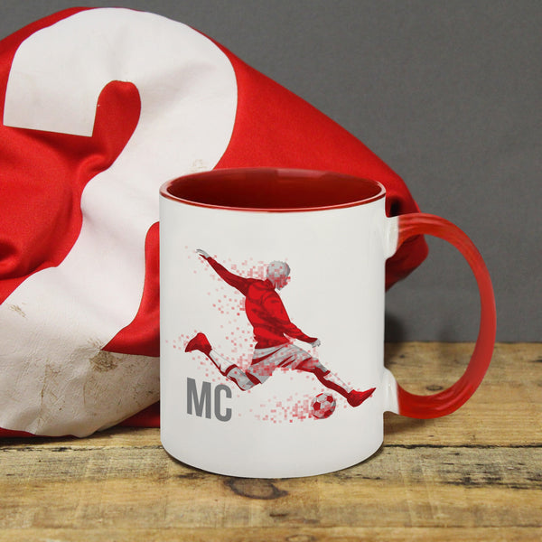 Footballer Red Sub Mug