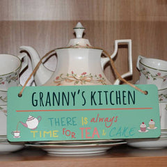 Always Time for tea & cake Hanging Sign