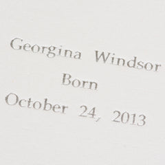 Birth Certificate Embossed Presentation Holder