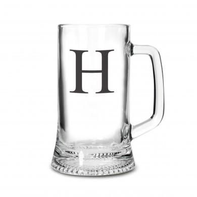 Black Monogram Pint Stern