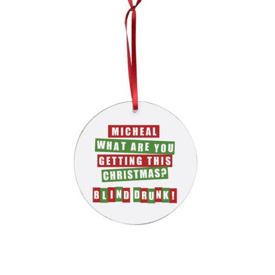Blind Drunk Acrylic Decoration