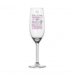 Can't Buy Happiness... Prosecco Glass