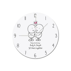 Chilli & Bubbles Anniversary Round Clock